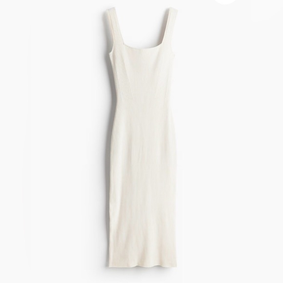 H&M Dresses & Skirts - H&M Rib-Knit Bodycon Dress - L